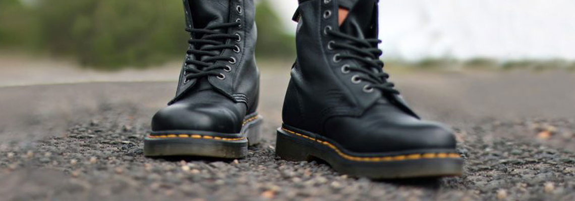 boots en cuirs Dr Martens