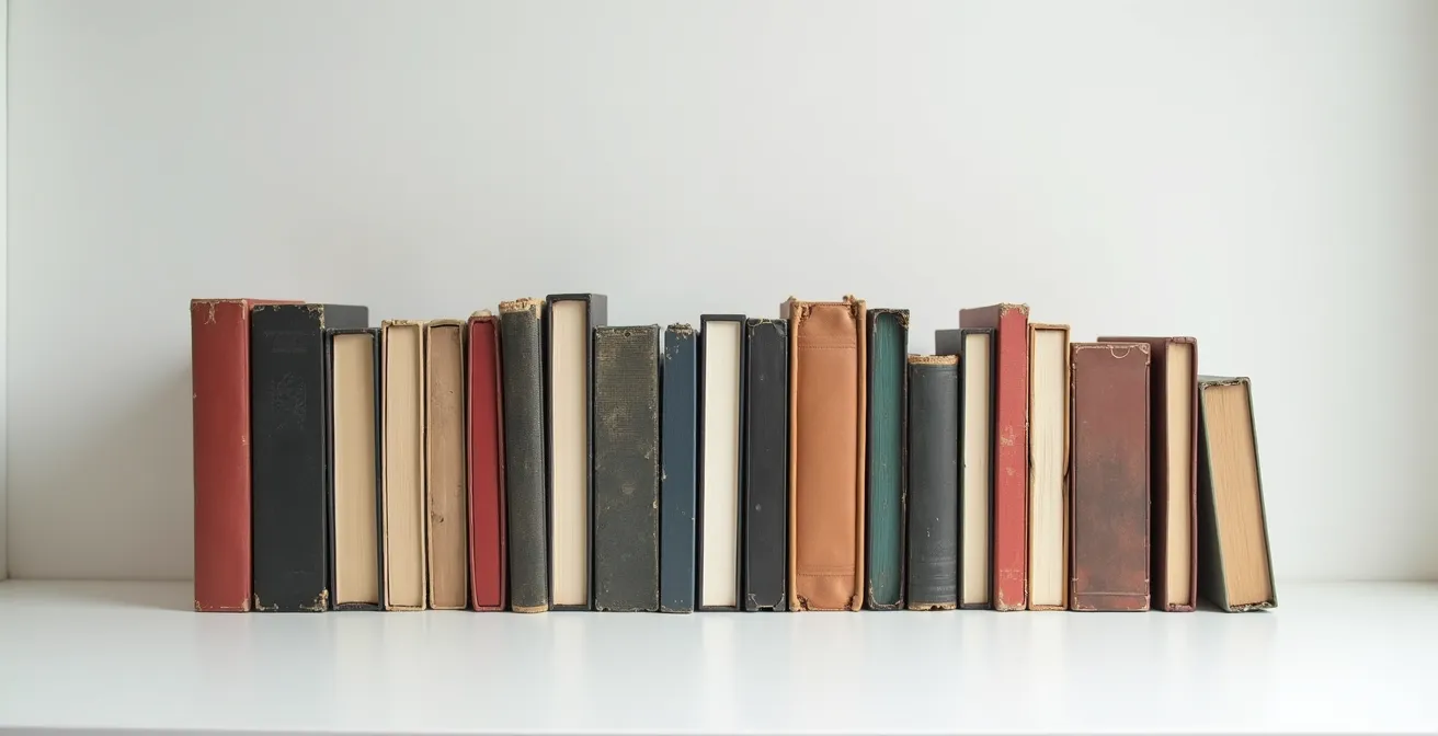 Collection de cassettes VHS alignées montrant différents formats