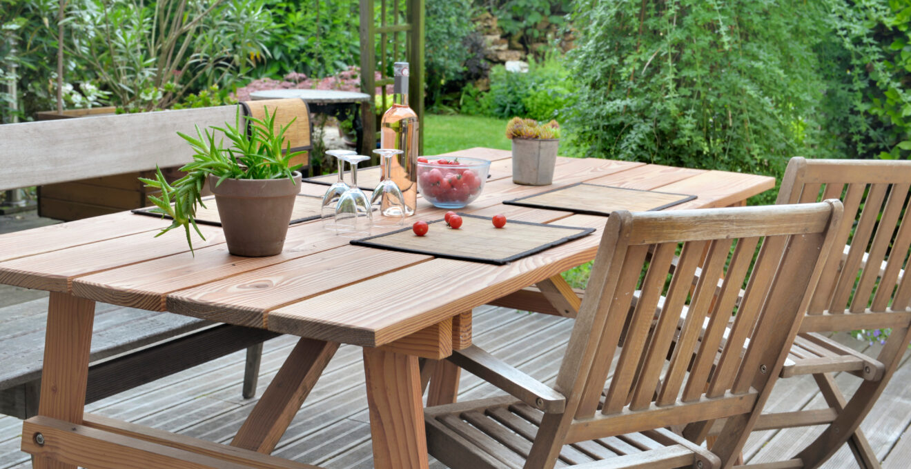 table de jardin